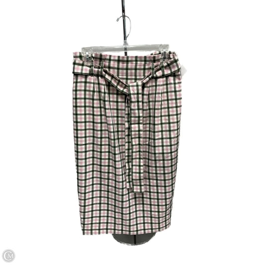 Skirt Midi By Ann Taylor In Plaid Pattern, Size: S