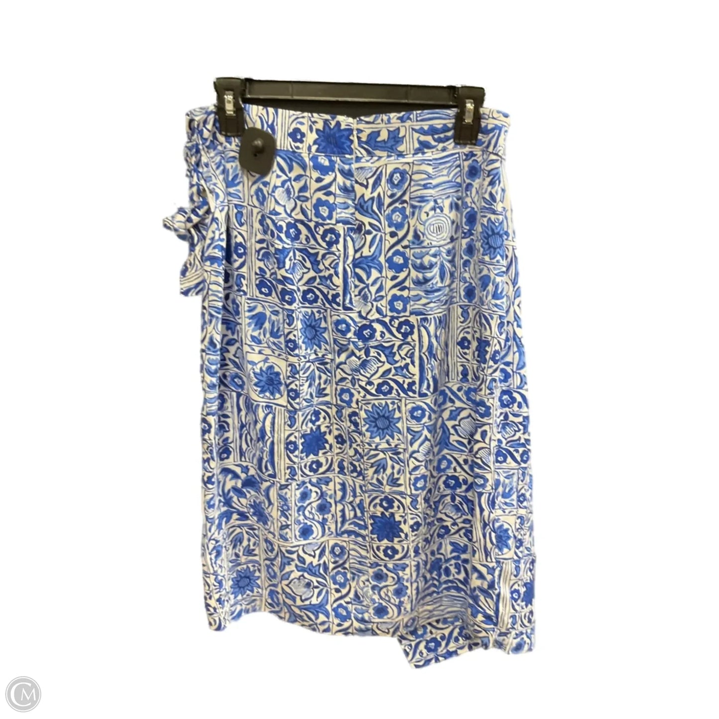 Skirt Midi By Ann Taylor In Blue, Size: S