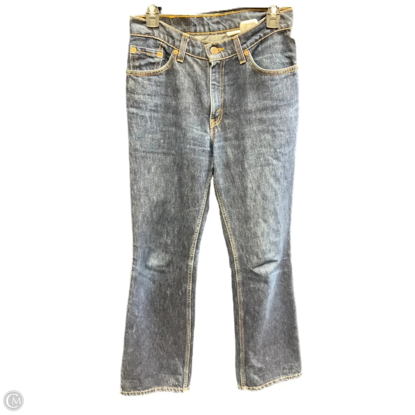 Jeans Boot Cut By Levis Capital E In Blue Denim, Size: 8