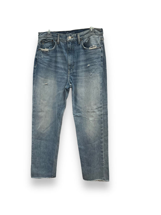 Blue Denim Jeans Straight Etica, Size 12