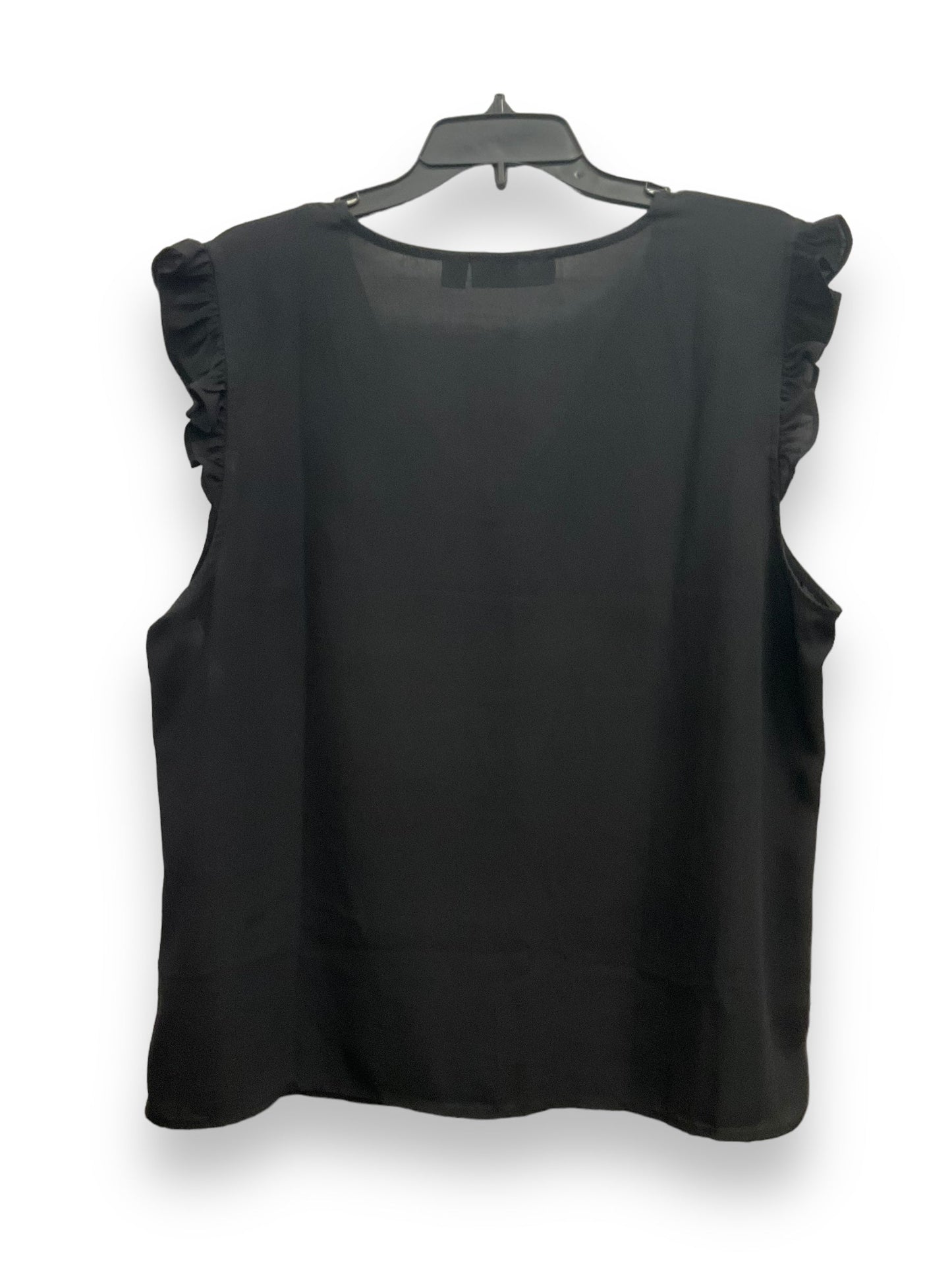 Black Top Sleeveless New York And Co, Size Xl