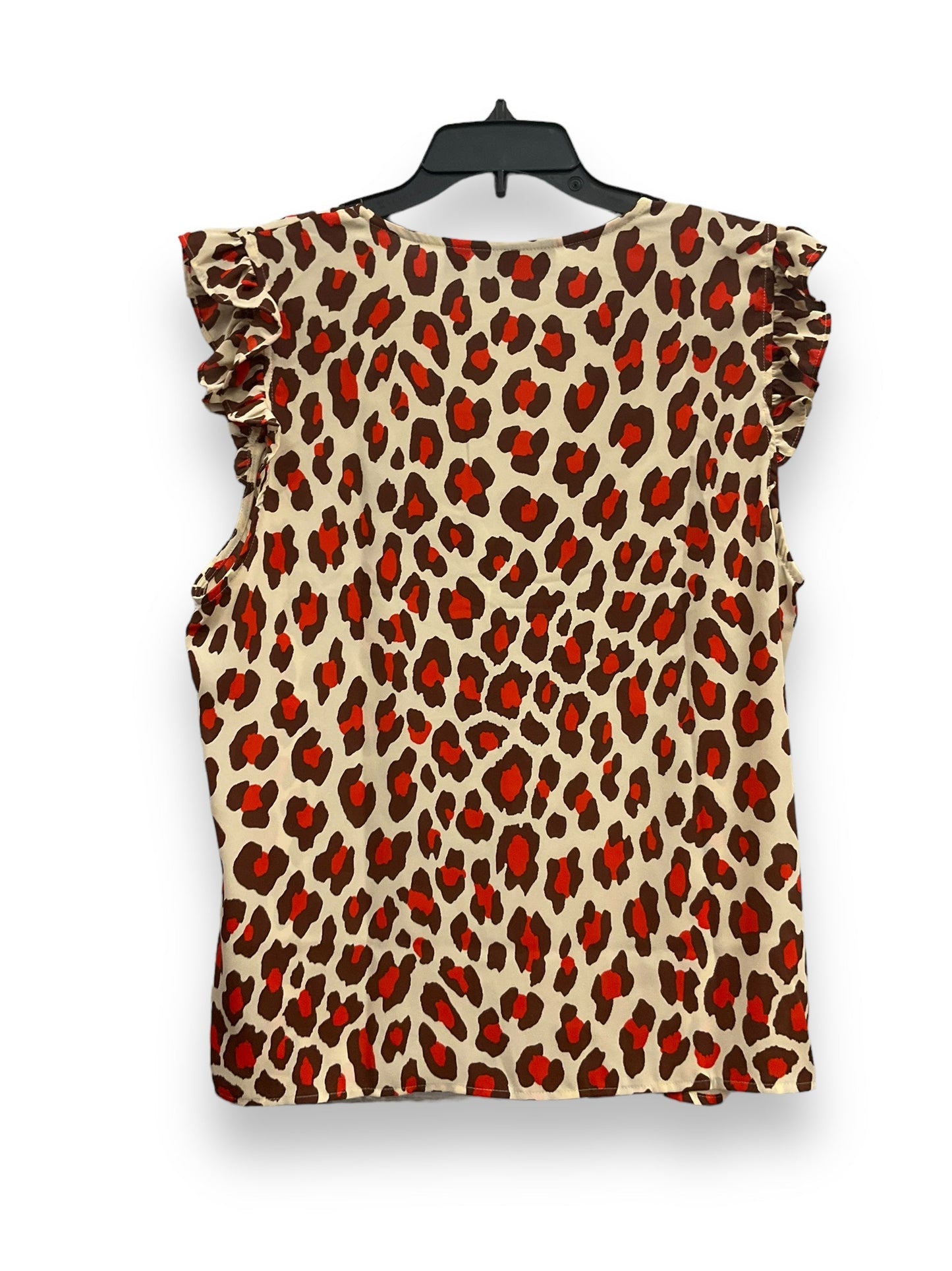 Animal Print Top Sleeveless New York And Co, Size L
