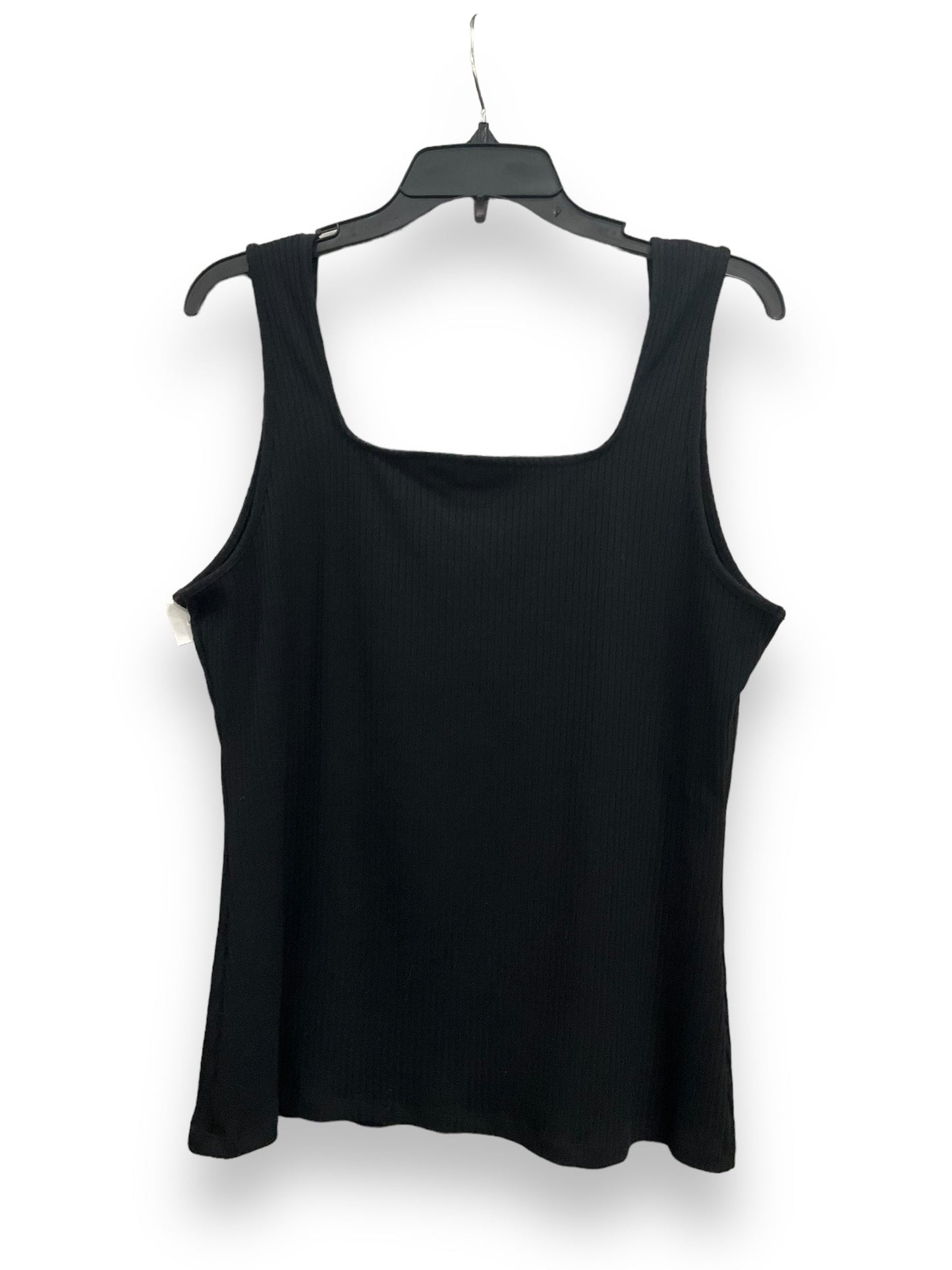 Black Top Short Sleeve Basic Inc, Size Xxl