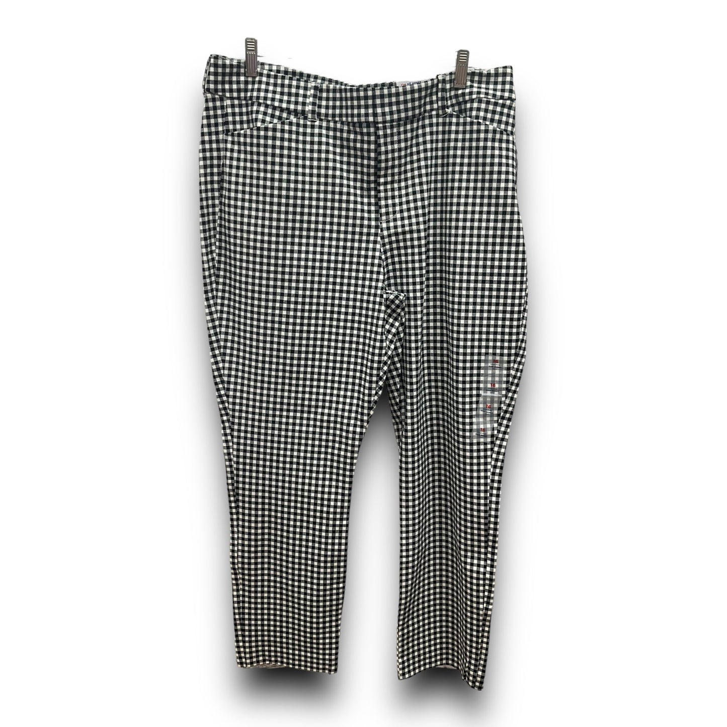 Checkered Pattern Pants Dress Old Navy, Size 16