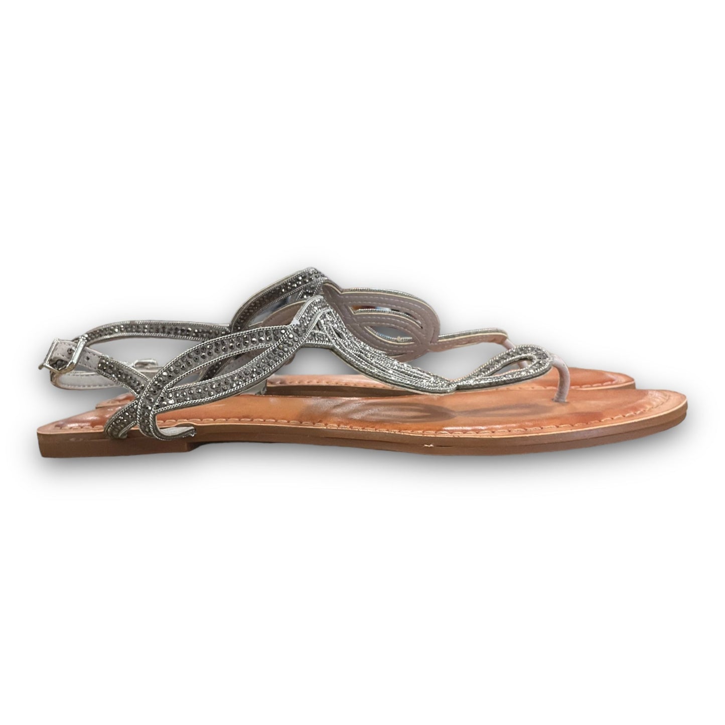 Brown Sandals Flats Giani Bernini, Size 10