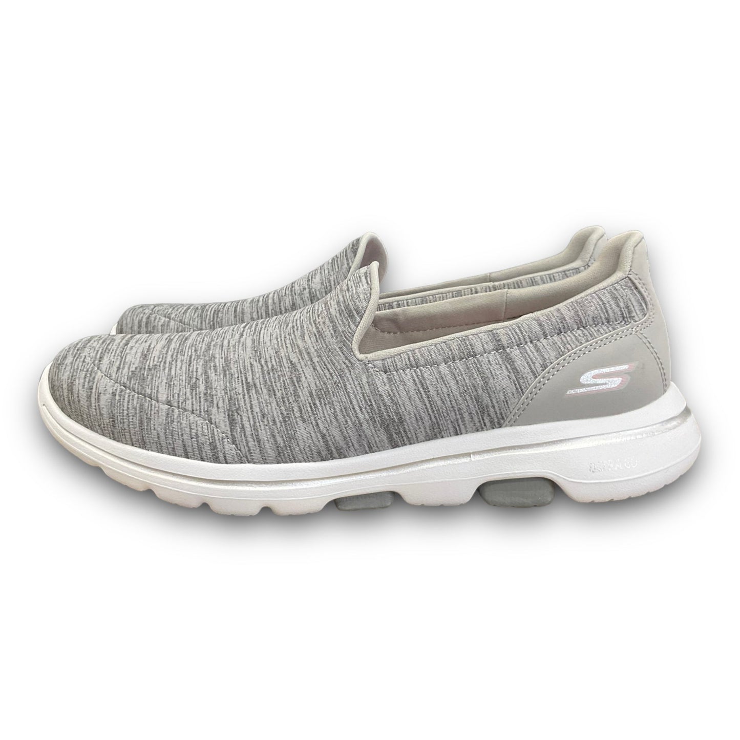 Grey Shoes Athletic Skechers, Size 8