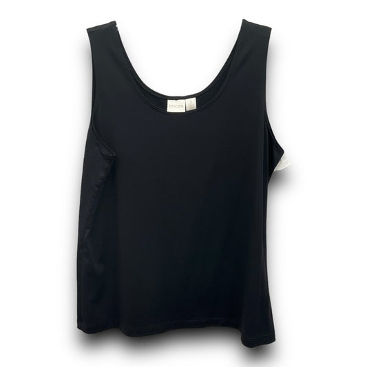 Black Top Sleeveless Chicos, Size L