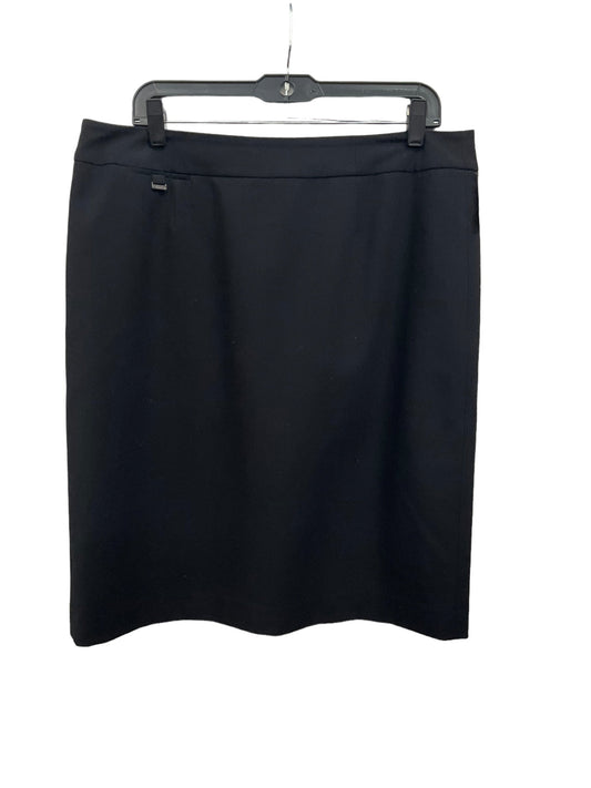 Black Skirt Midi Calvin Klein, Size 14
