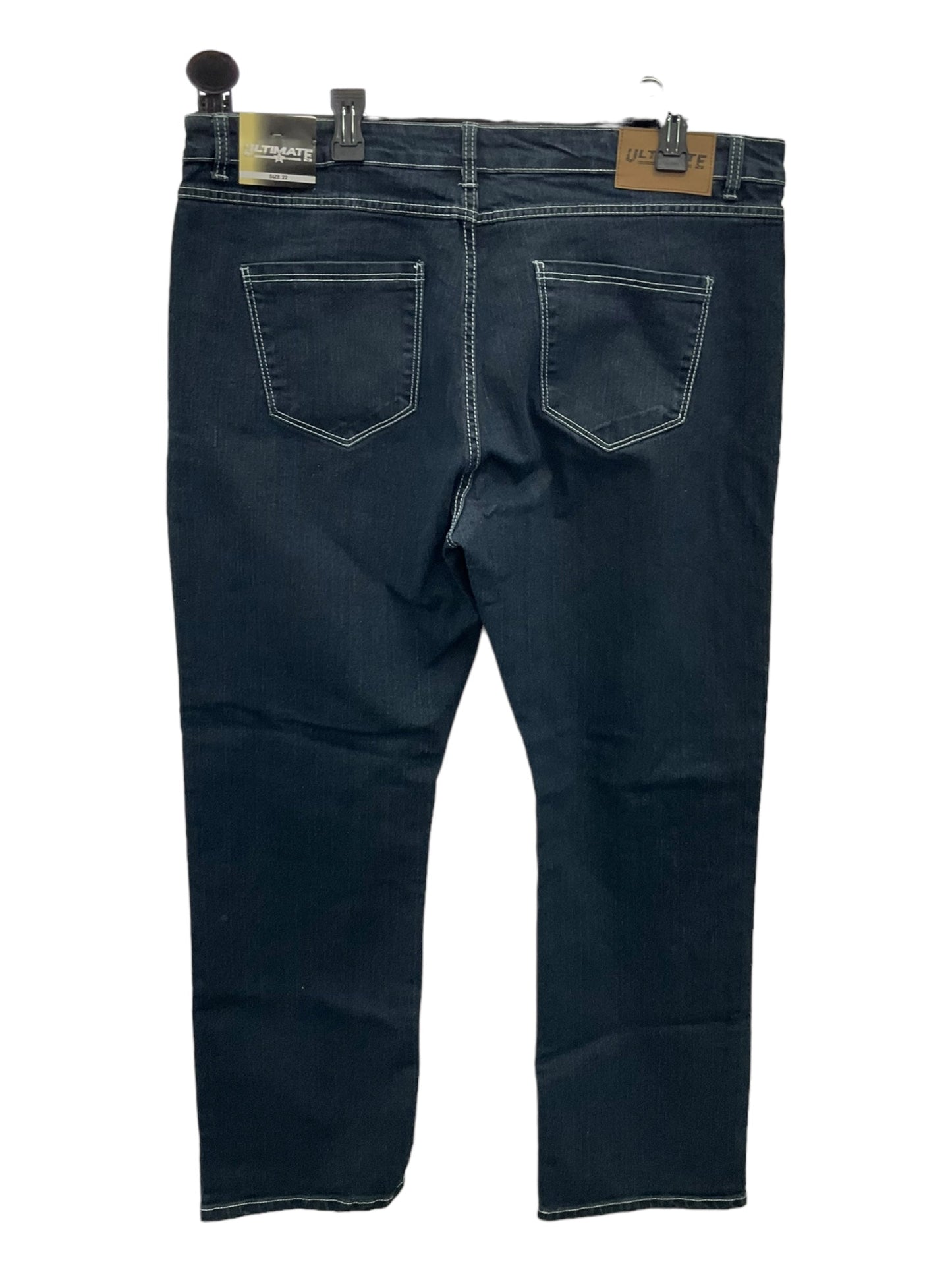 Blue Denim Jeans Straight Ultimate, Size 22