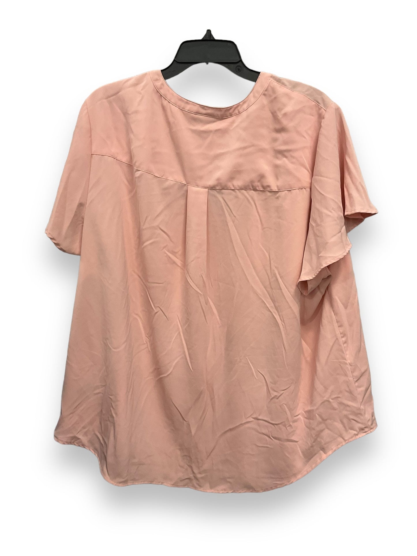 Pink Blouse Short Sleeve Torrid, Size 3x