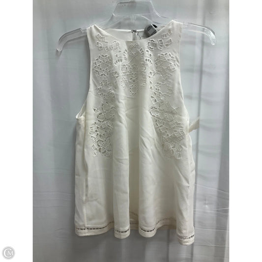Blouse Sleeveless By Joie In White, Size: M