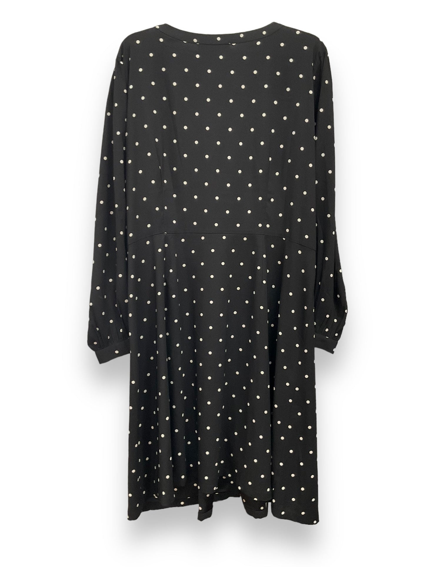 Polkadot Pattern Dress Casual Midi Loft, Size 3x