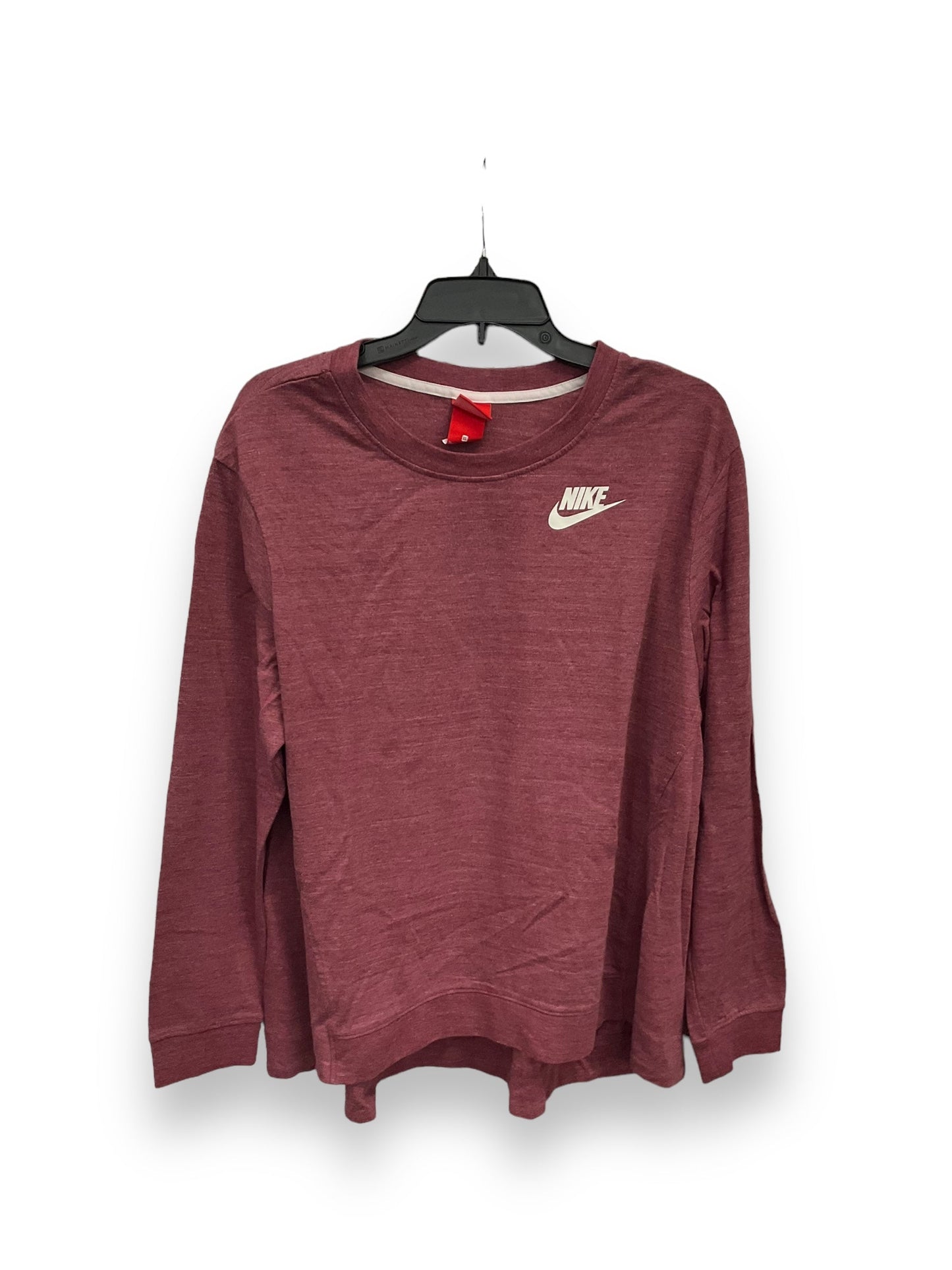 Red Top Long Sleeve Nike Apparel, Size Xl