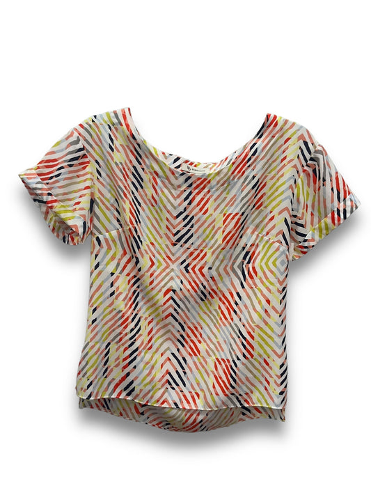 Multi-colored Top Short Sleeve Bcbg, Size S