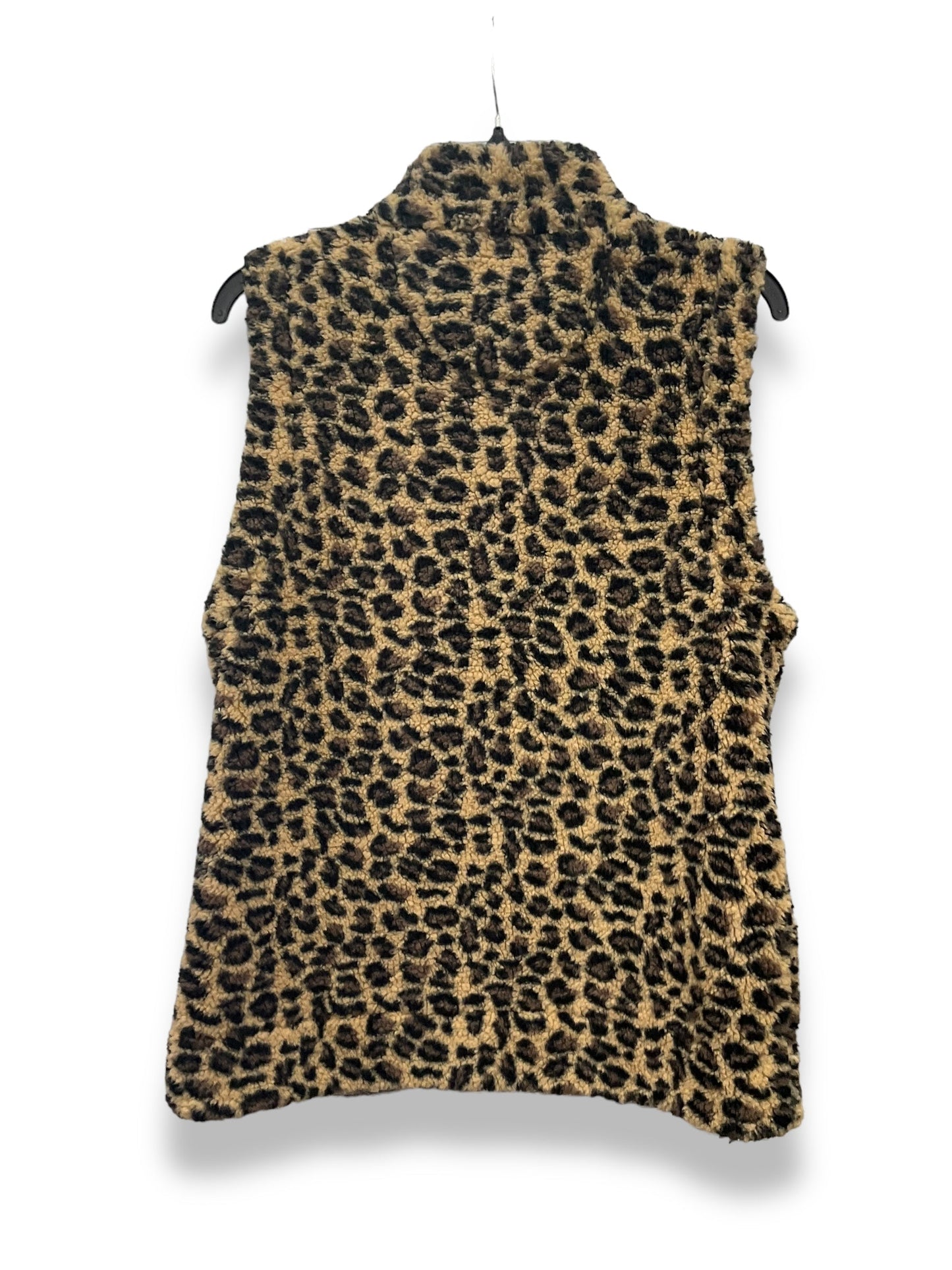 Animal Print Vest Faux Fur & Sherpa Calvin Klein, Size M