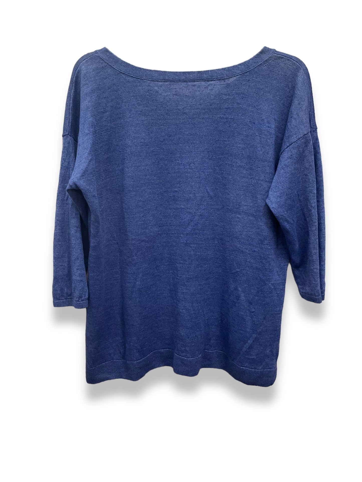 Blue Top Long Sleeve Talbots, Size Petite L