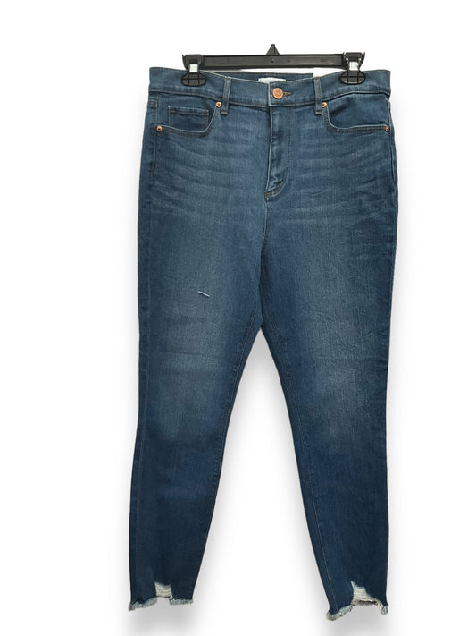 Blue Denim Jeans Straight Loft, Size 10