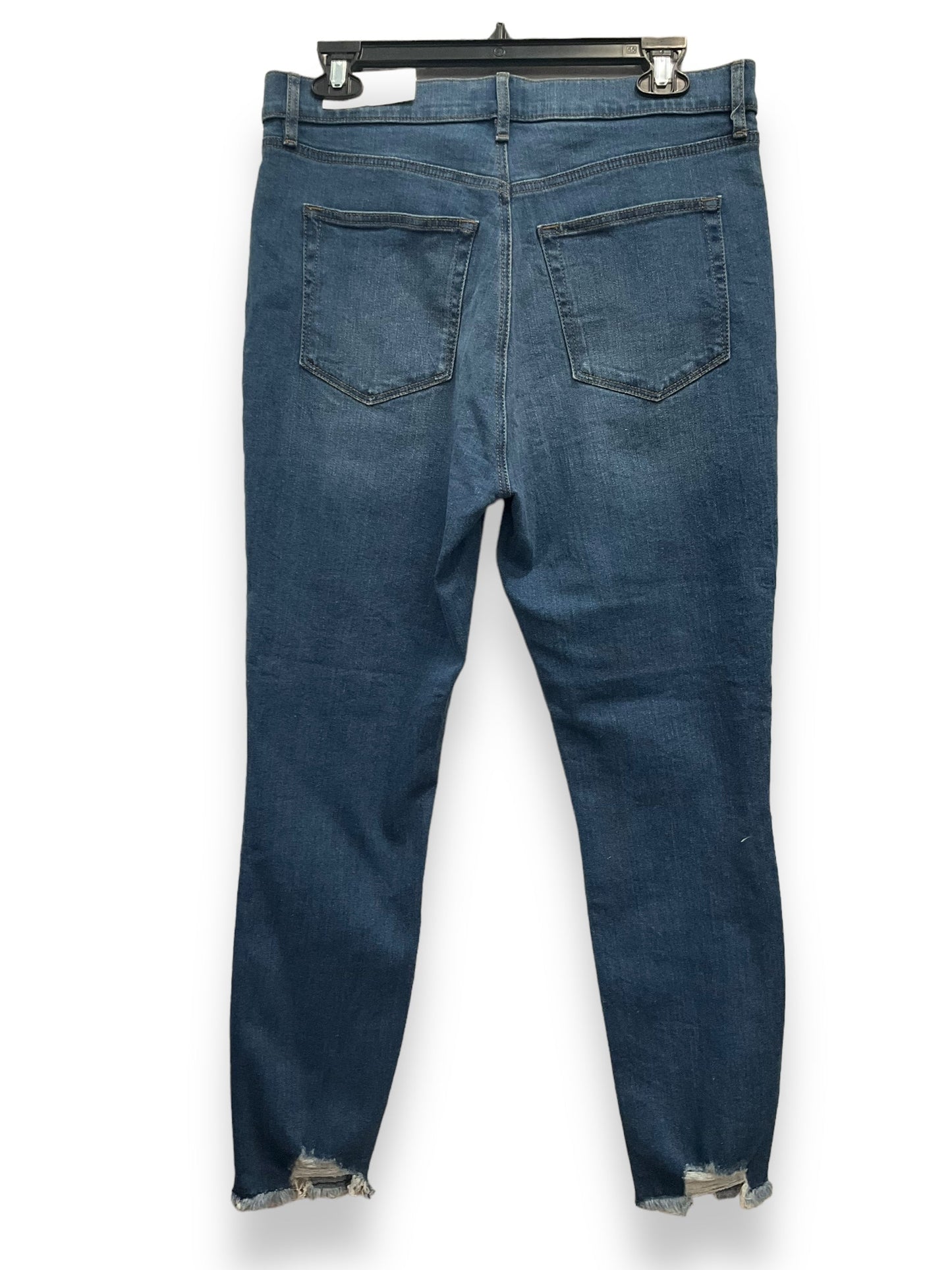 Blue Denim Jeans Straight Loft, Size 10