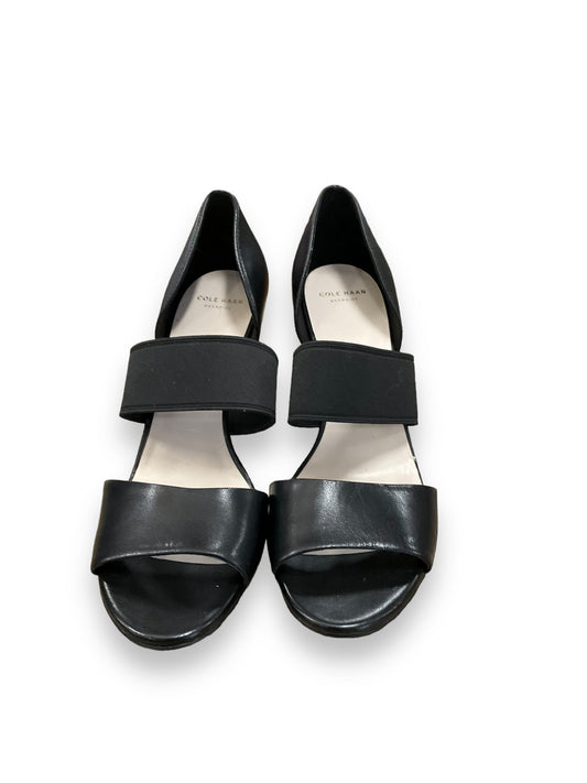 Black Shoes Heels Stiletto Cole-haan, Size 9