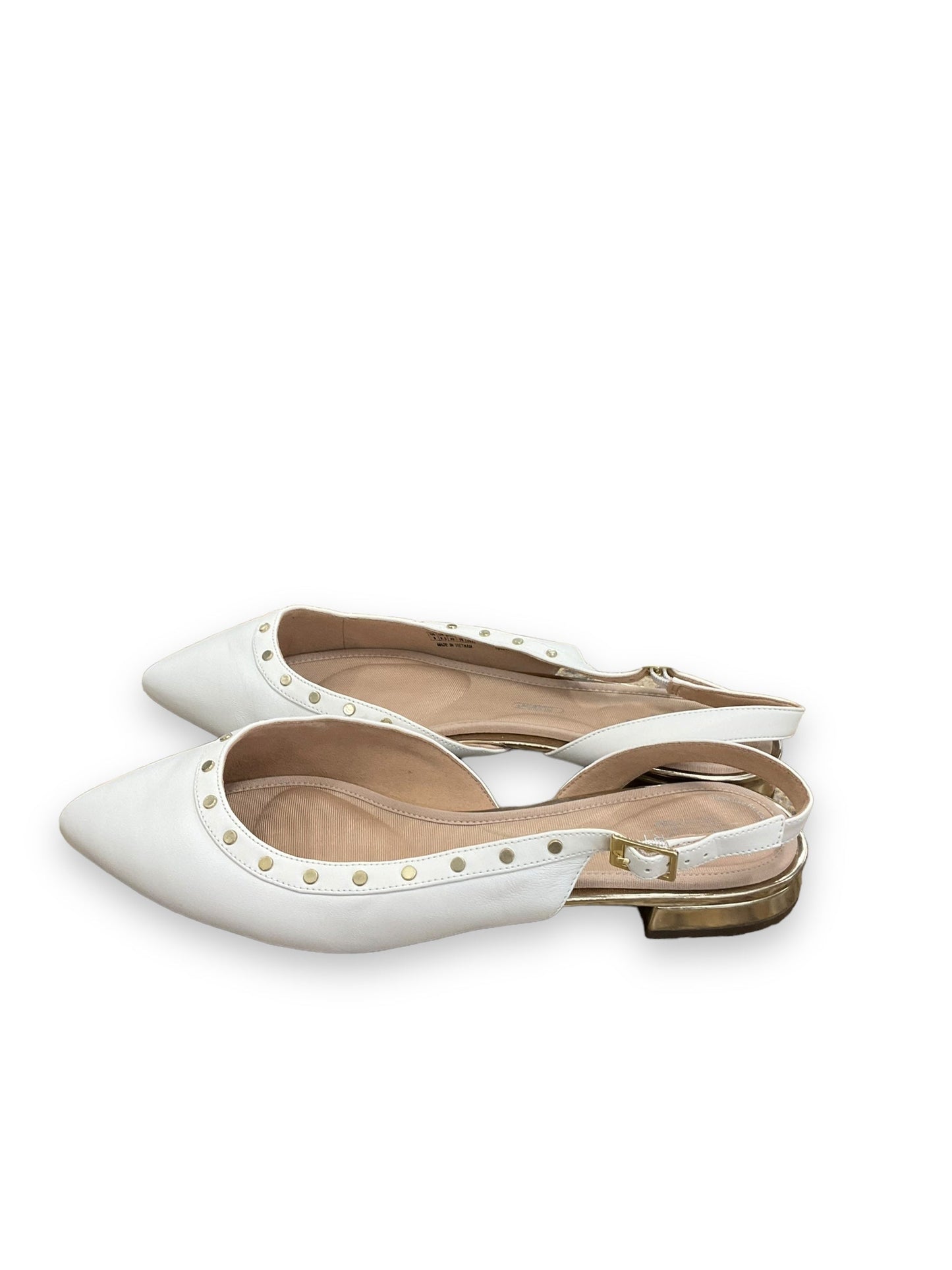 White Shoes Flats Rockport, Size 9