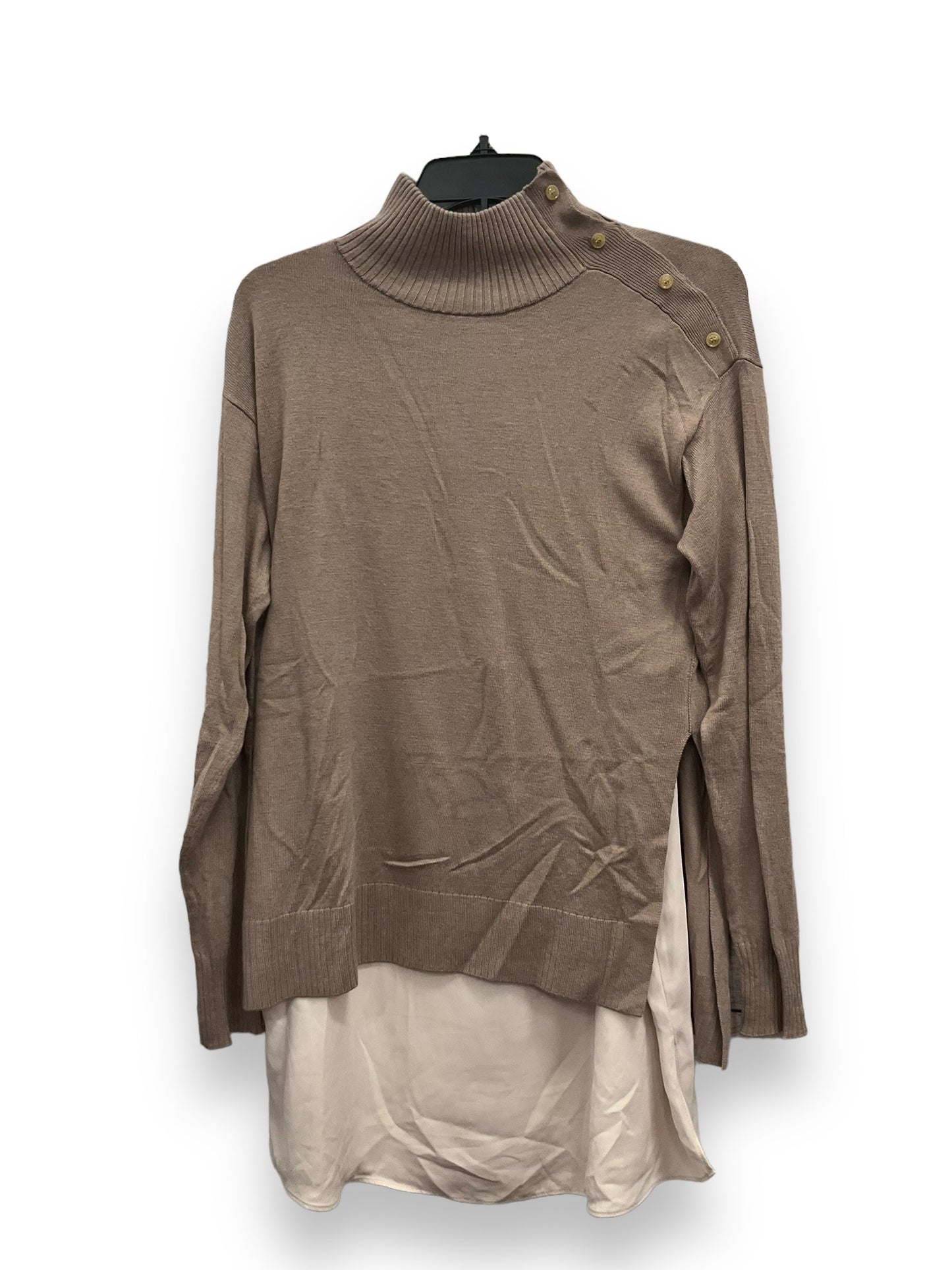 Taupe Top Long Sleeve Ann Taylor, Size M