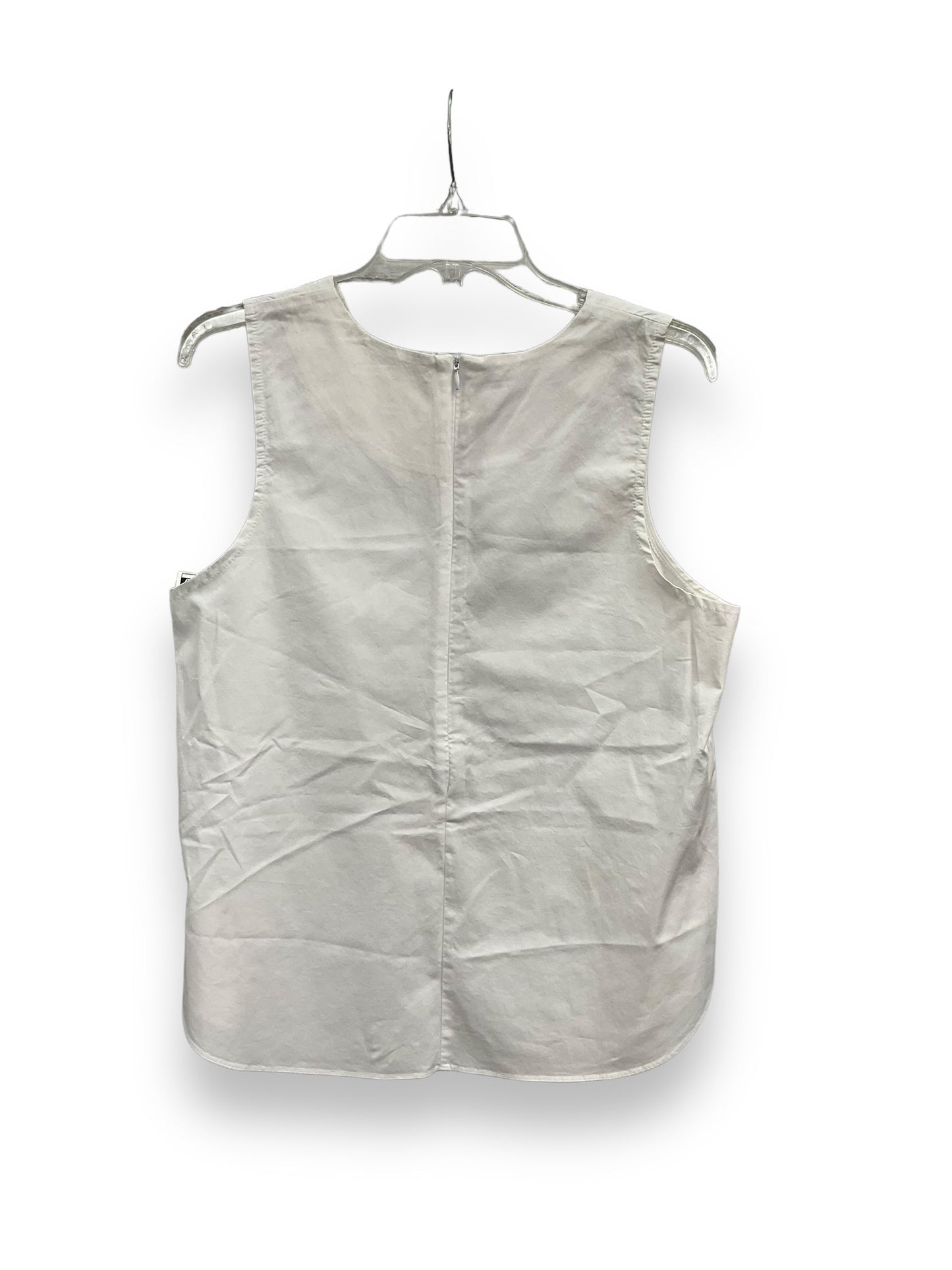 White Top Sleeveless Joa, Size L