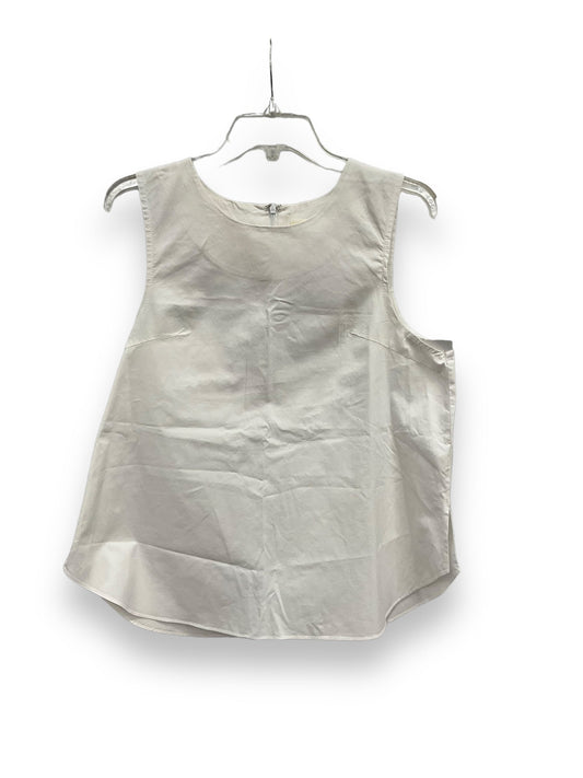 White Top Sleeveless Joa, Size L