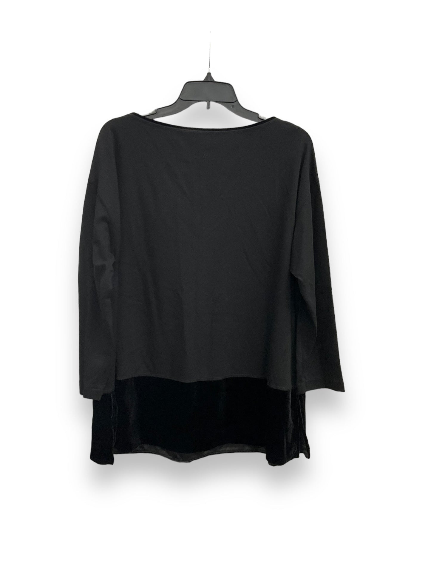 Black Top 3/4 Sleeve Lafayette 148, Size Xl