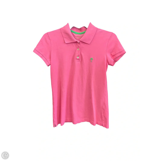 Top Short Sleeve By Lilly Pulitzer In Pink, Size: S