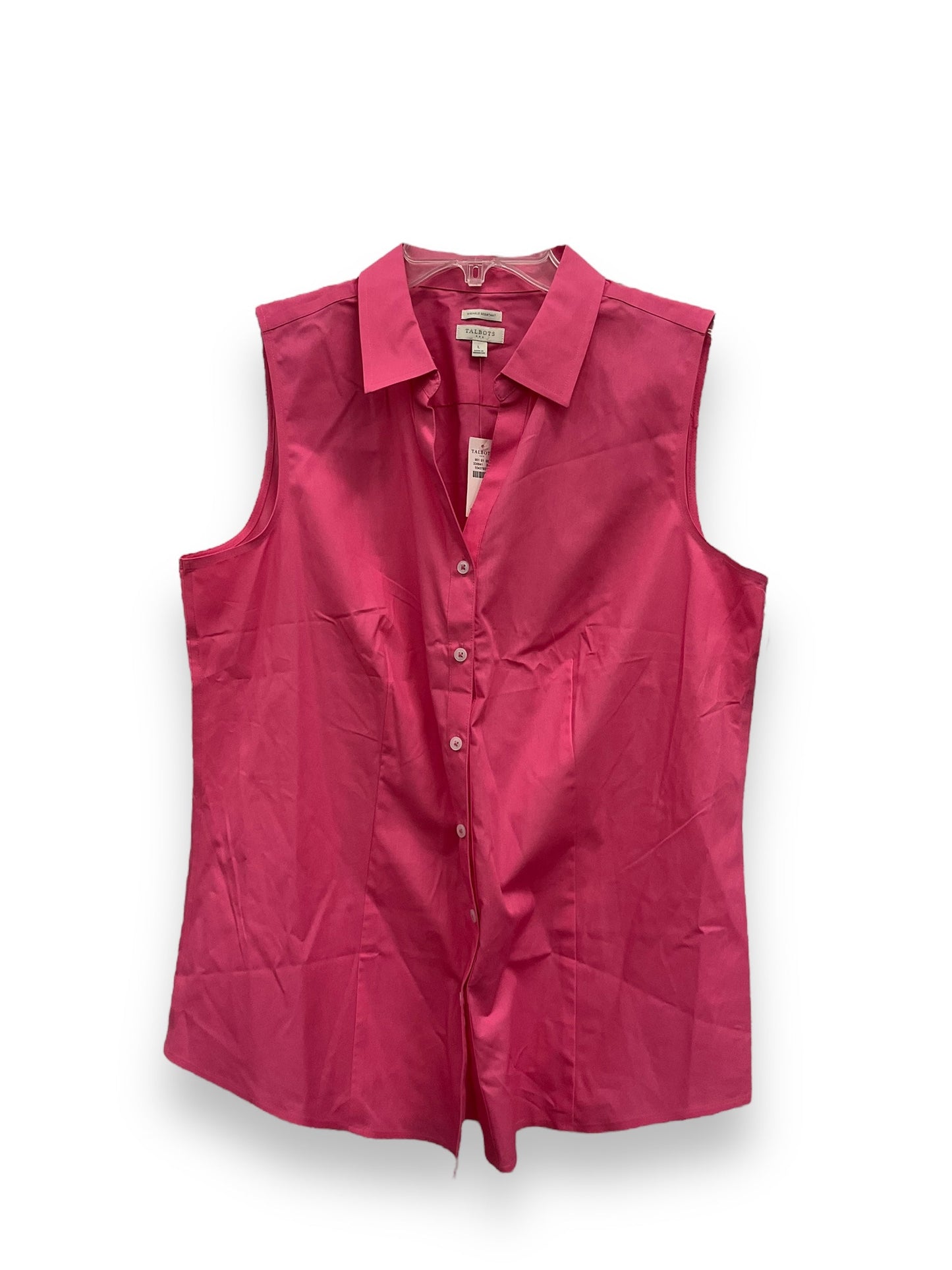 Pink Top Sleeveless Talbots, Size L