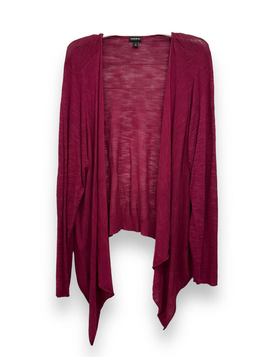 Cardigan By Torrid In Purple, Size: 3x