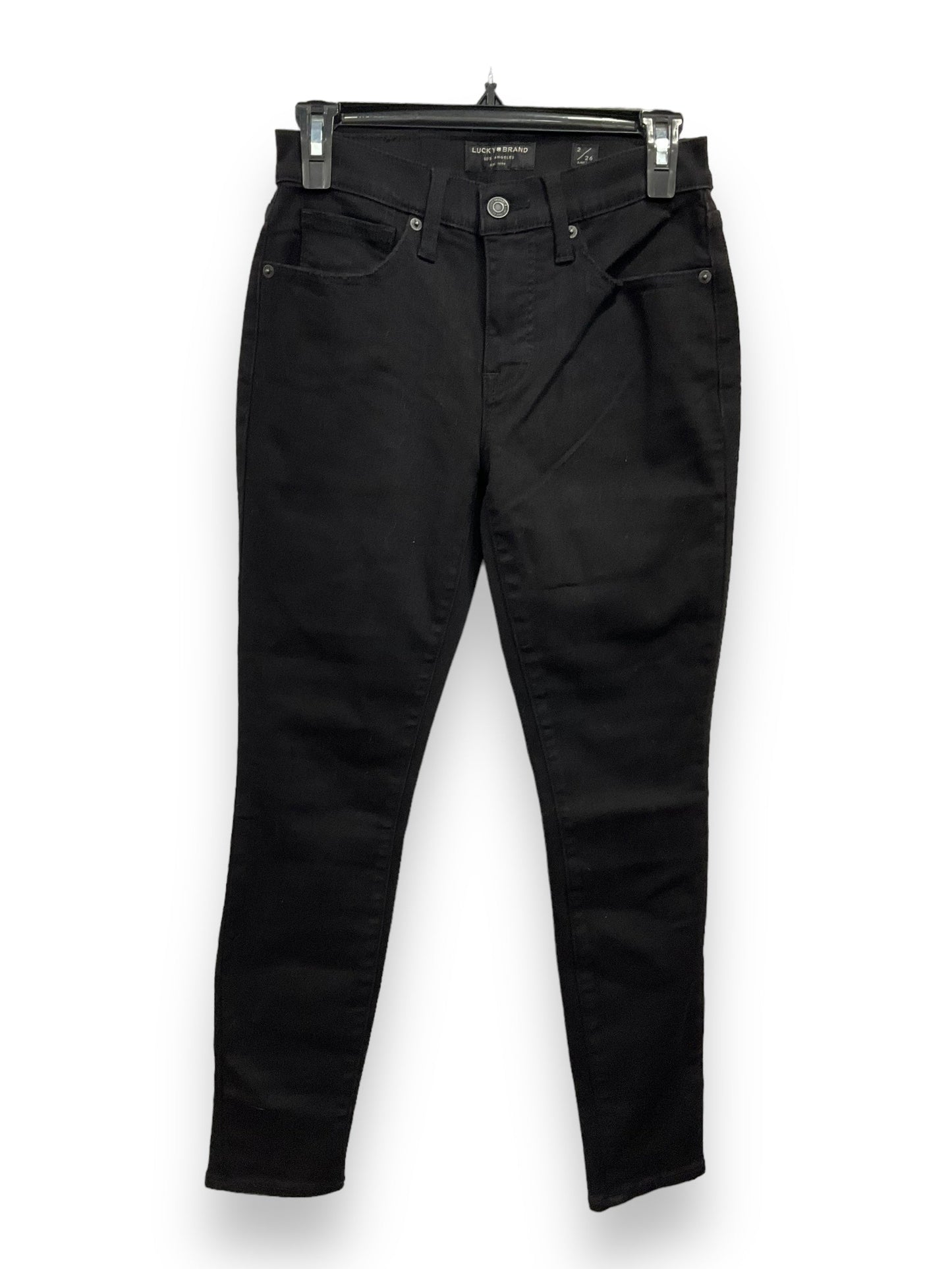 Jeans Straight By Lucky Brand In Black, Size: 2