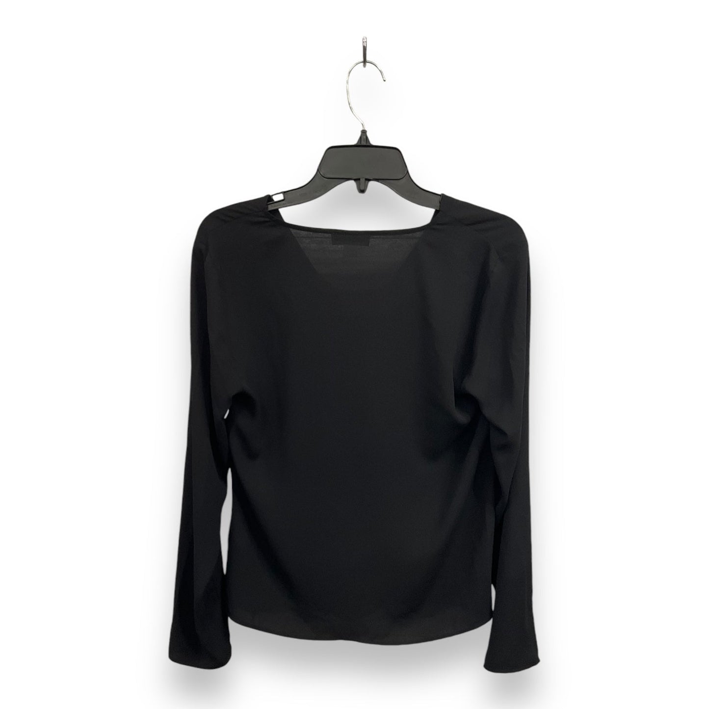 Top Long Sleeve By Calvin Klein In Black, Size: S