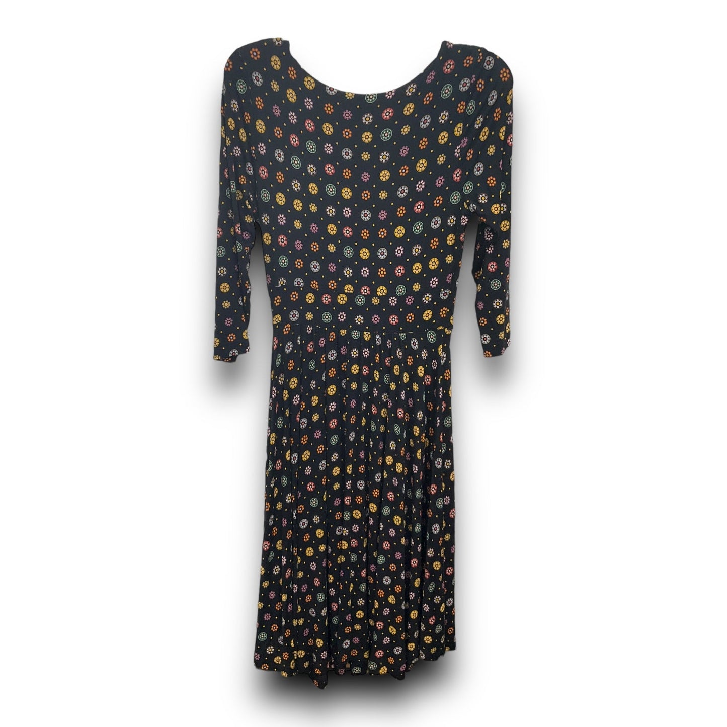 Dress Casual Midi By Maeve In Black, Size: M