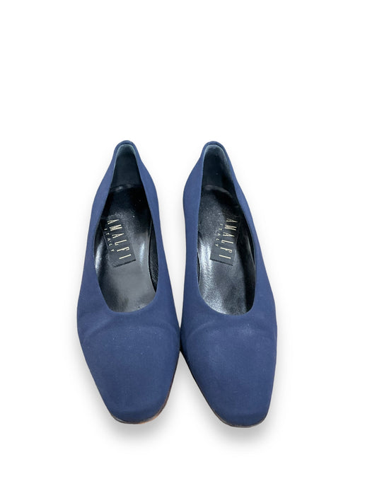 Shoes Heels Block By Amalfi In Navy, Size: 8