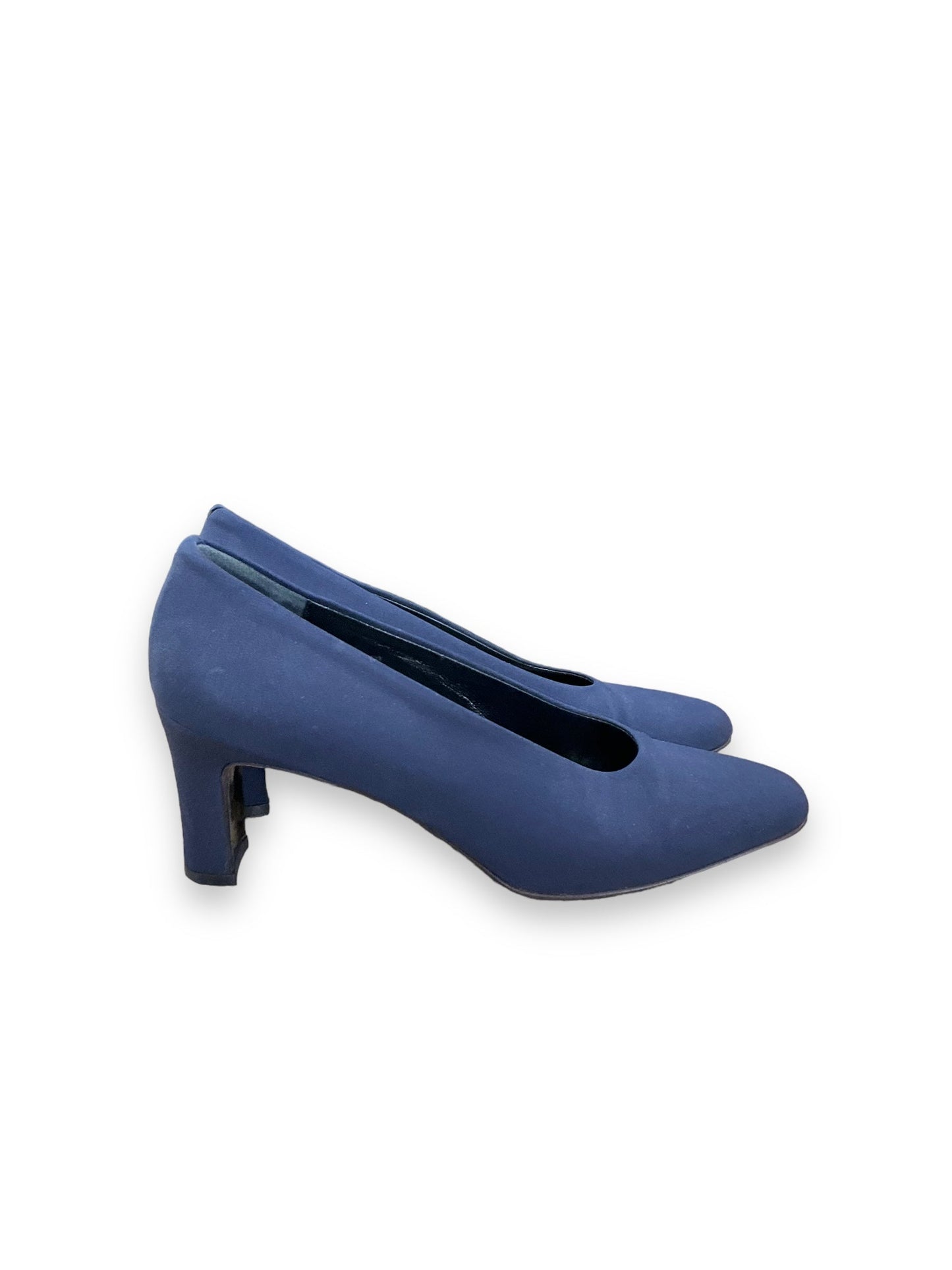 Shoes Heels Block By Amalfi In Navy, Size: 8