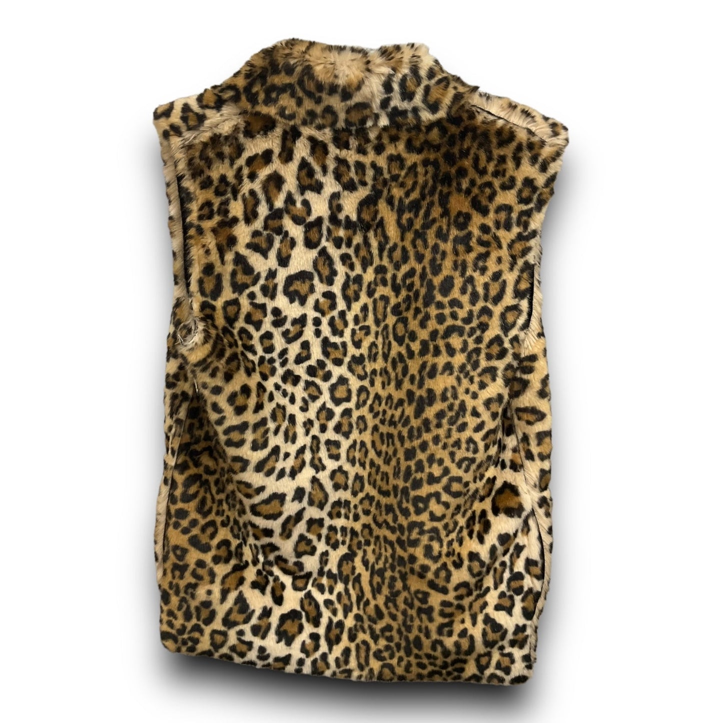 Vest Faux Fur & Sherpa By Velvet In Animal Print, Size: S