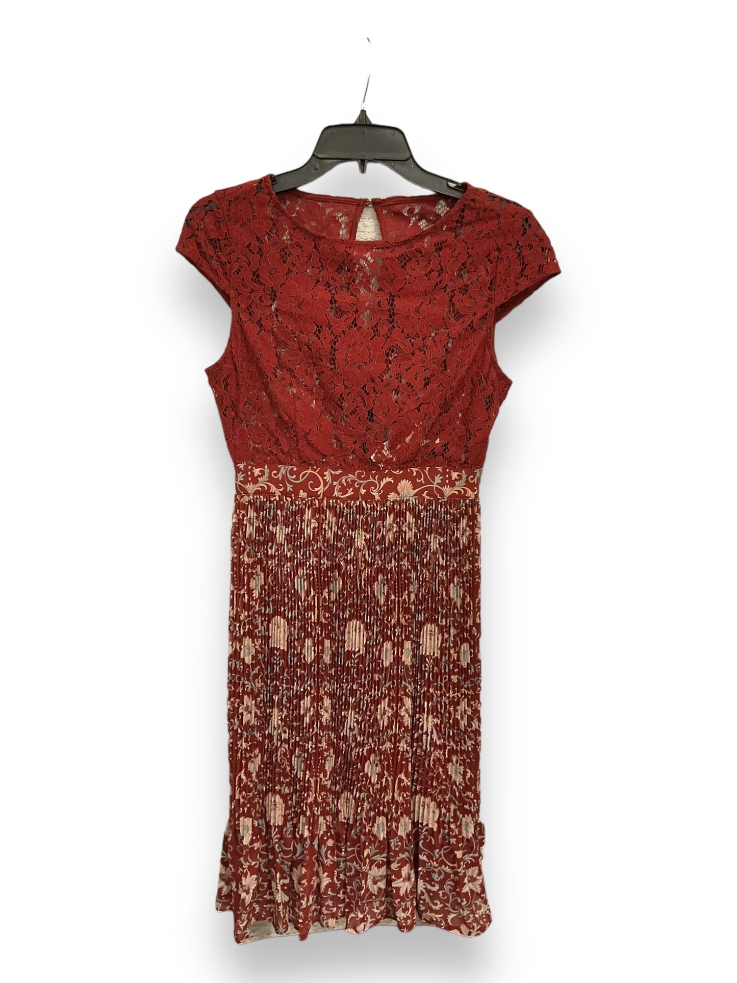 Dress Casual Midi By Anthropologie In Multi-colored, Size: S