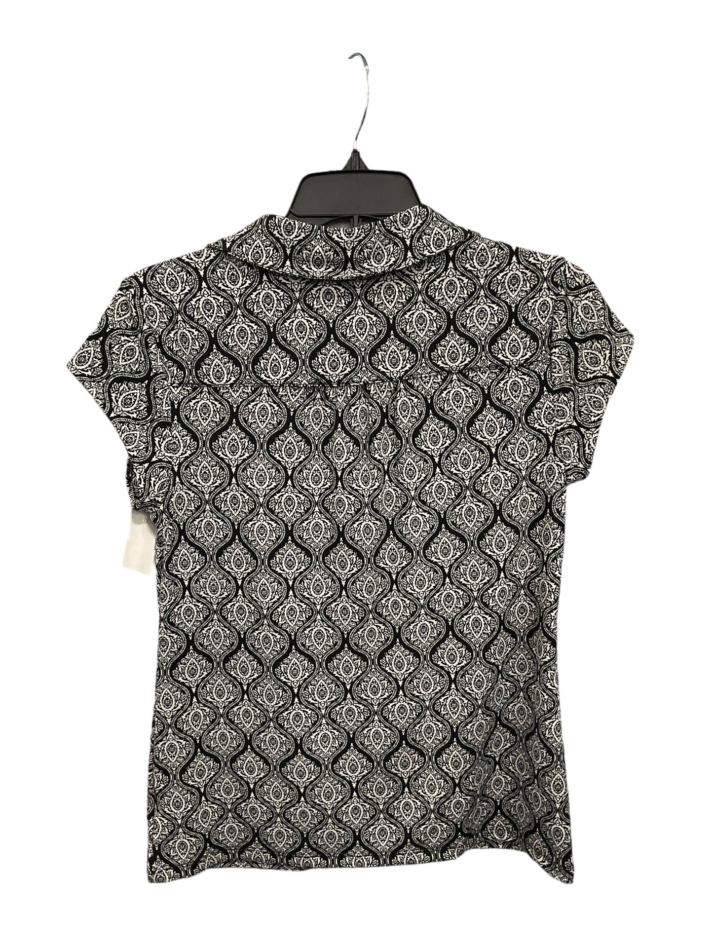 Top Sleeveless By Charter Club In Black & White, Size: S