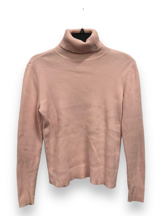 Top Long Sleeve By Lauren By Ralph Lauren In Pink, Size: M