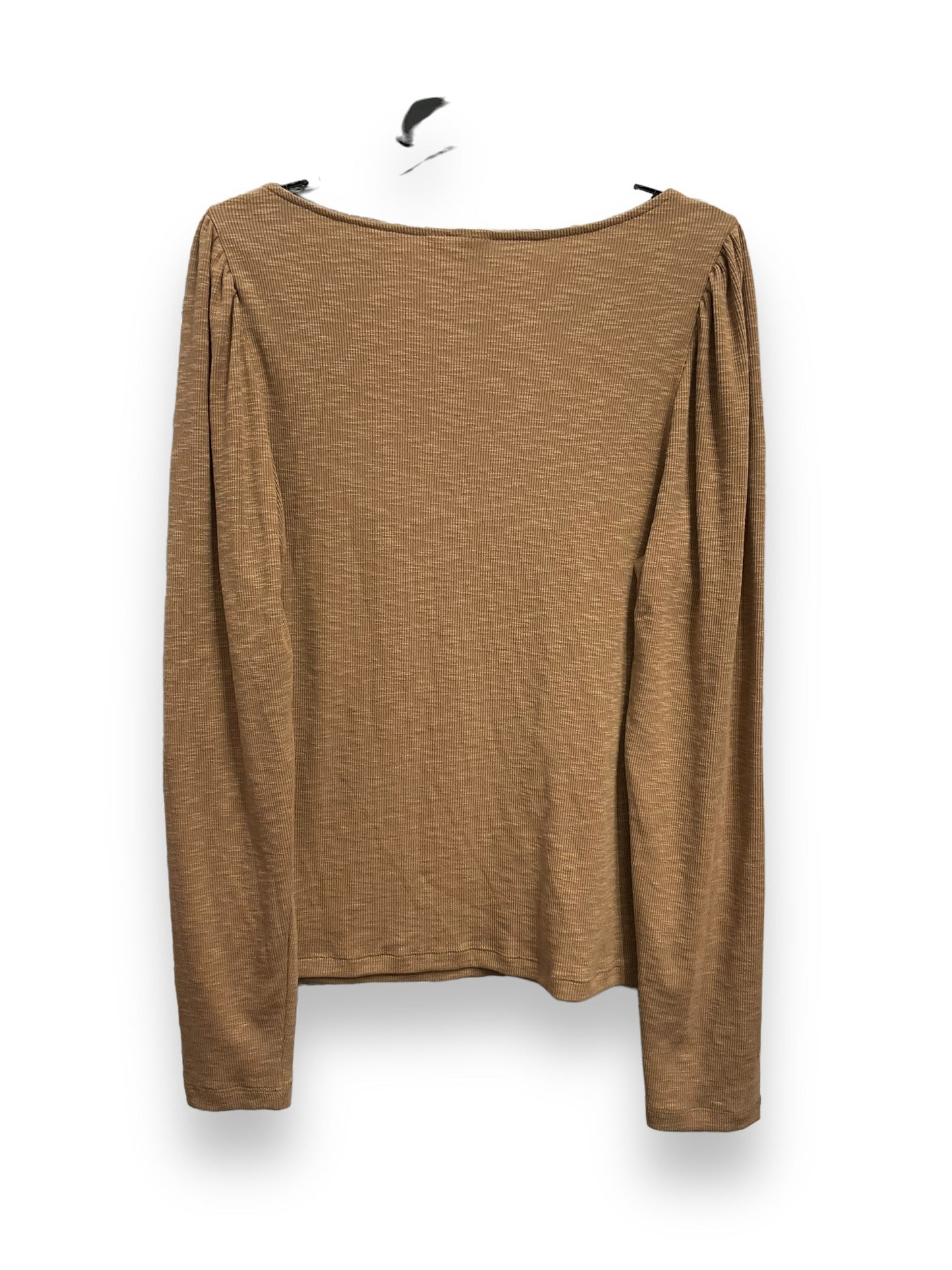 Top Long Sleeve By Gap In Brown, Size: Xl