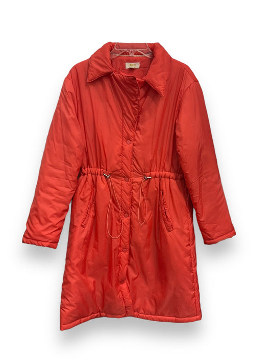 Coat Puffer & Quilted By Maeve In Orange, Size: S