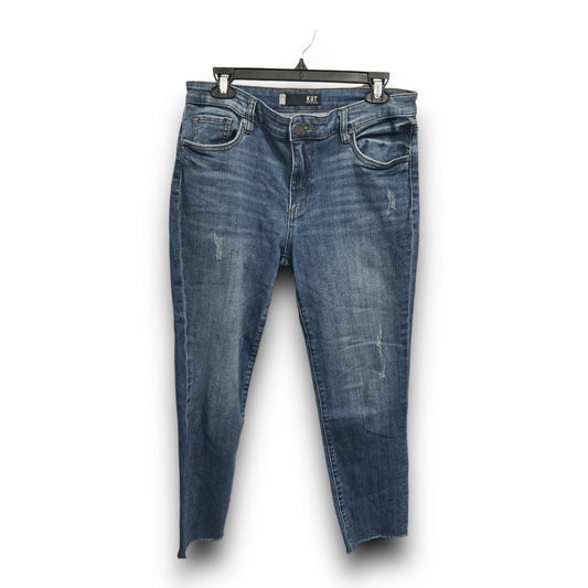 Jeans Straight By Kut In Blue Denim, Size: 8