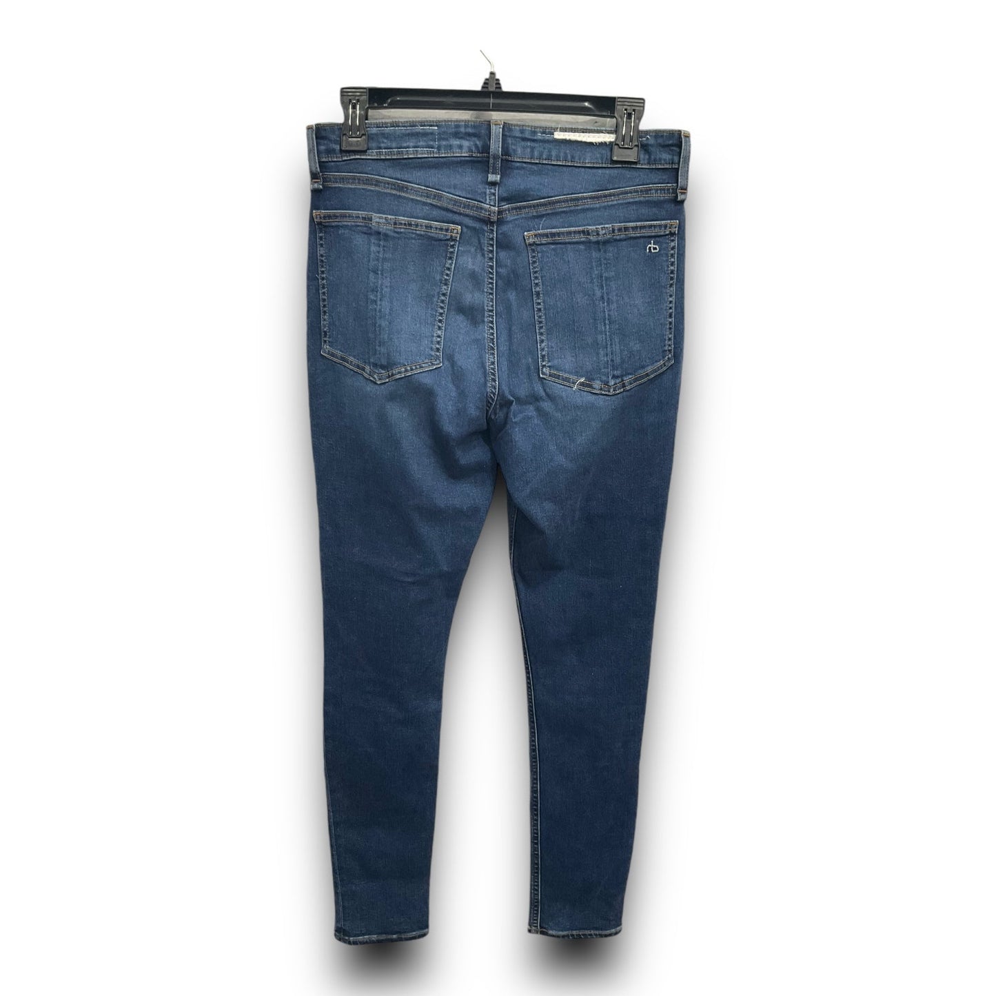 Jeans Straight By Rag And Bone In Blue Denim, Size: 10