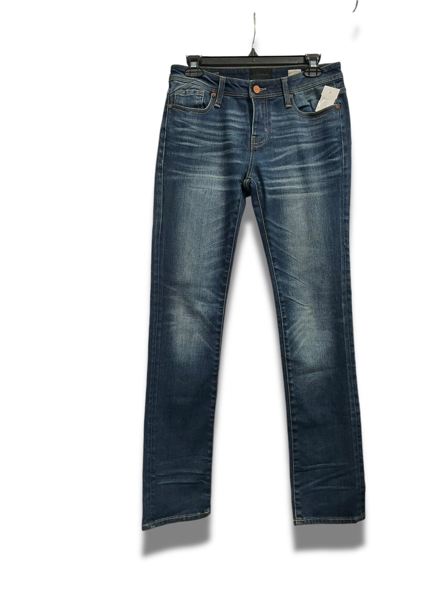 Jeans Straight By Buckle Black In Blue Denim, Size: 2