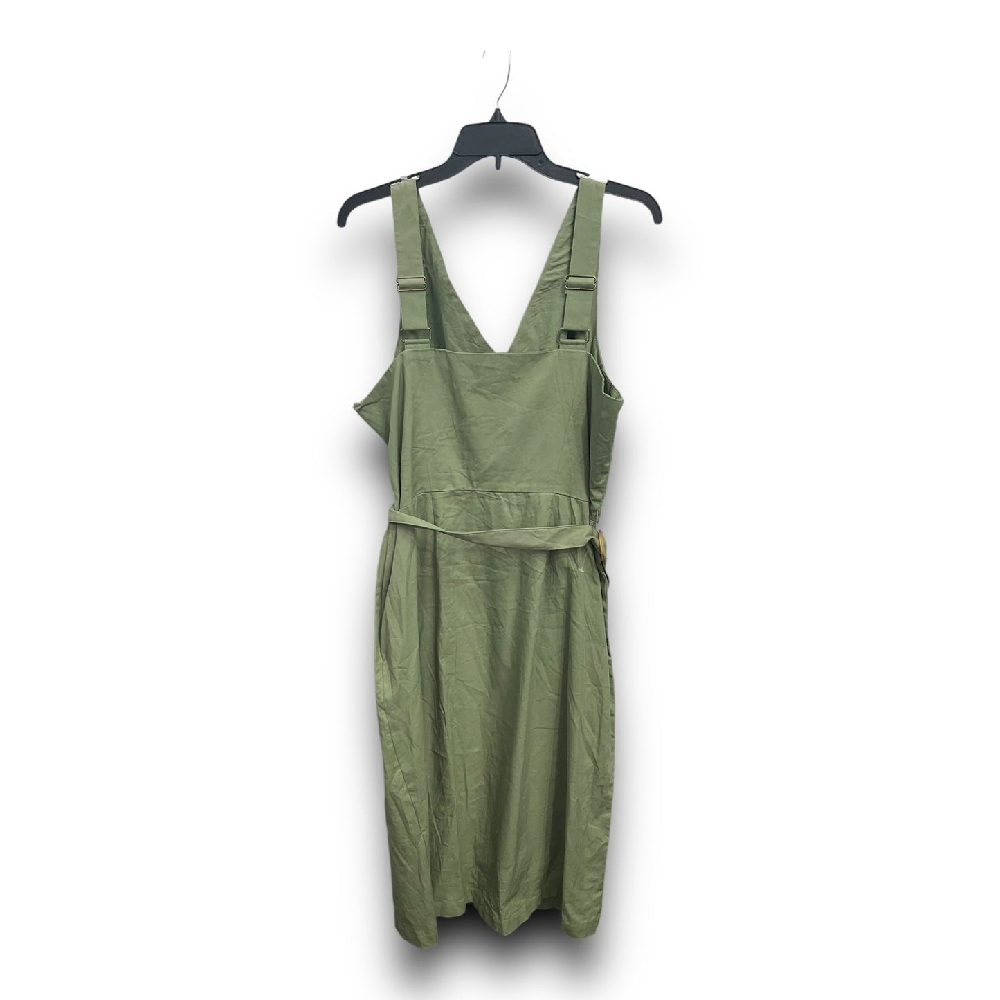 Dress Casual Midi By Time And Tru In Green, Size: Xl