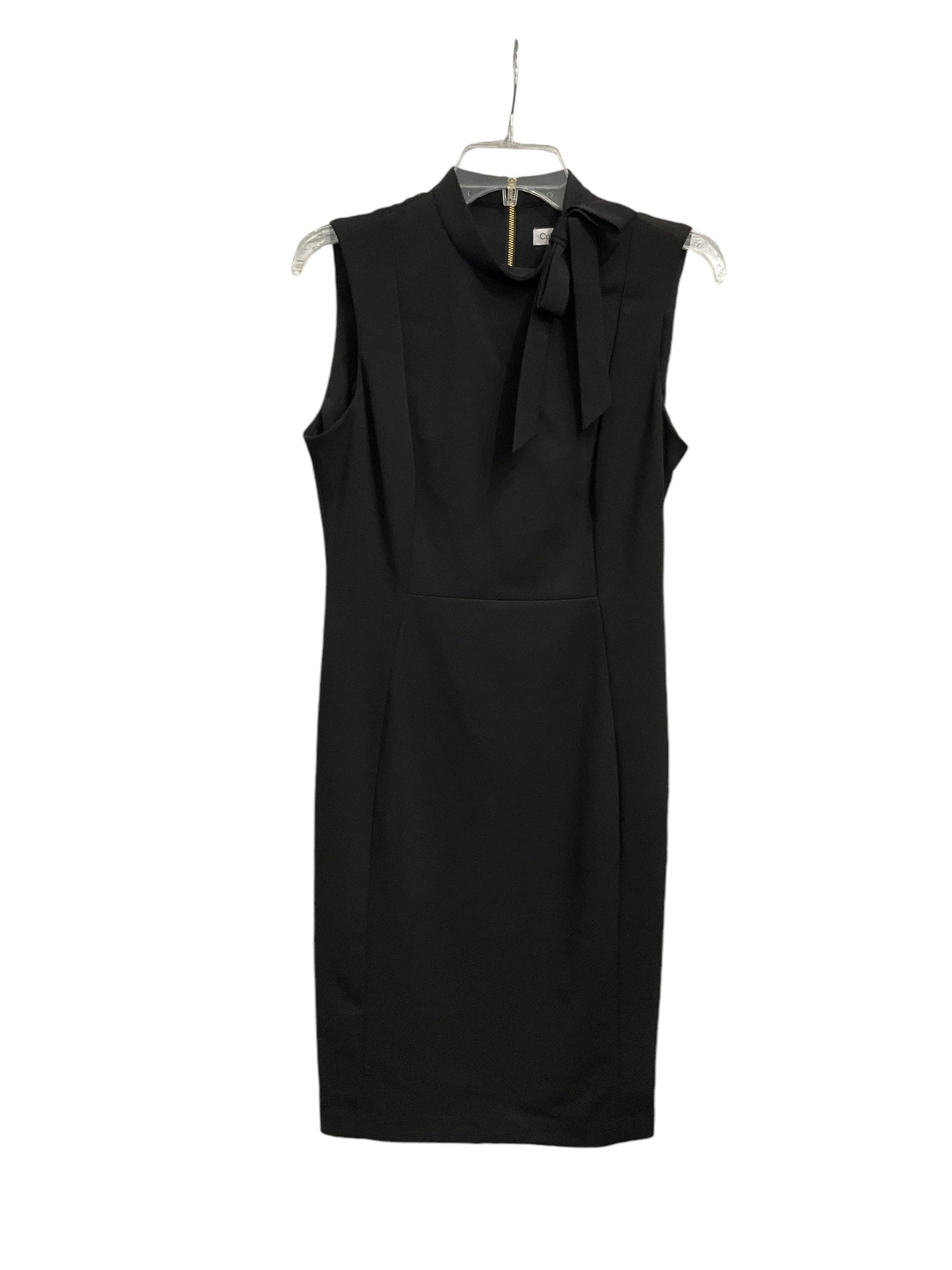 Dress Casual Midi By Calvin Klein In Black, Size: M