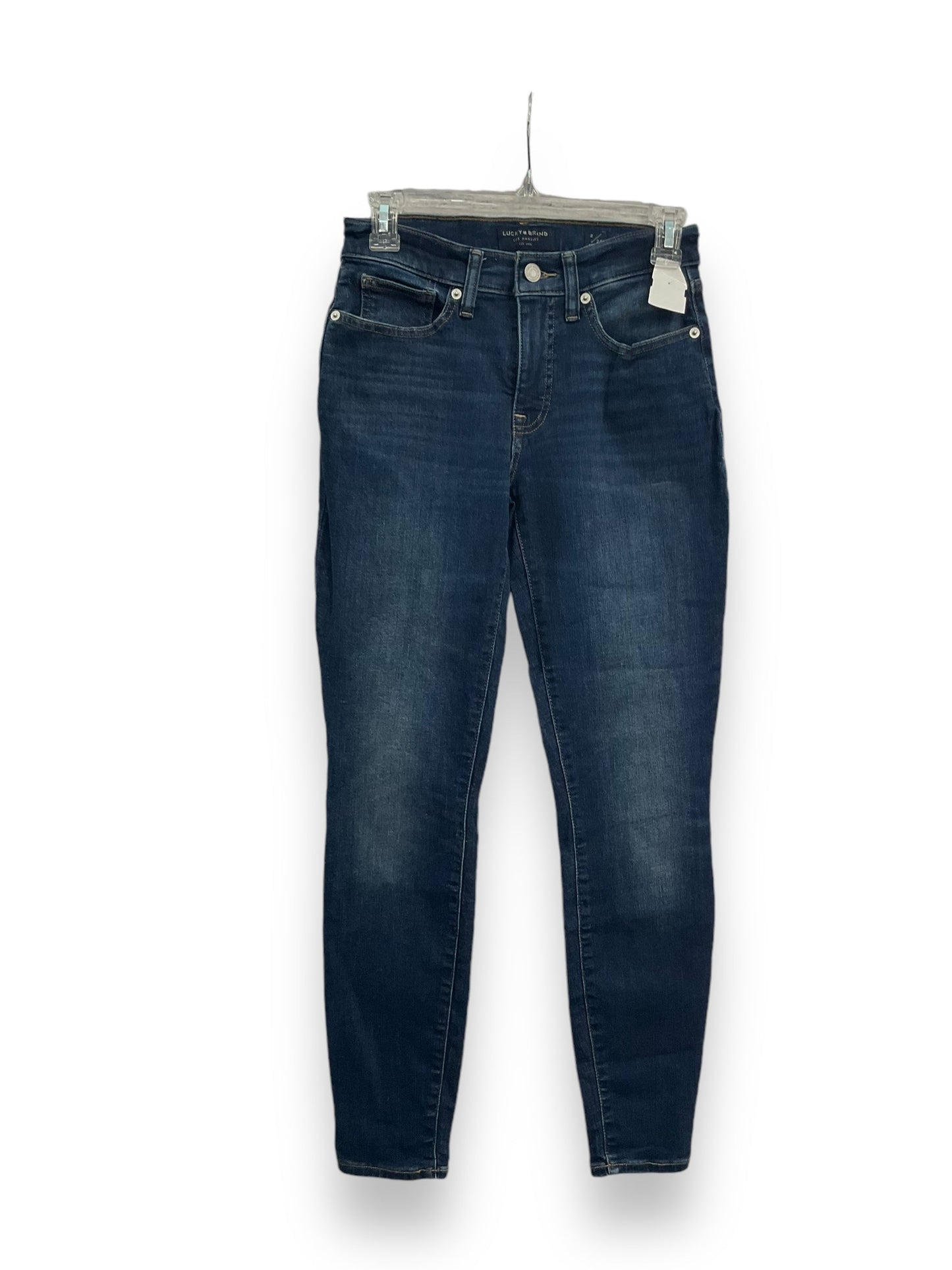 Jeans Straight By Lucky Brand In Blue Denim, Size: 2