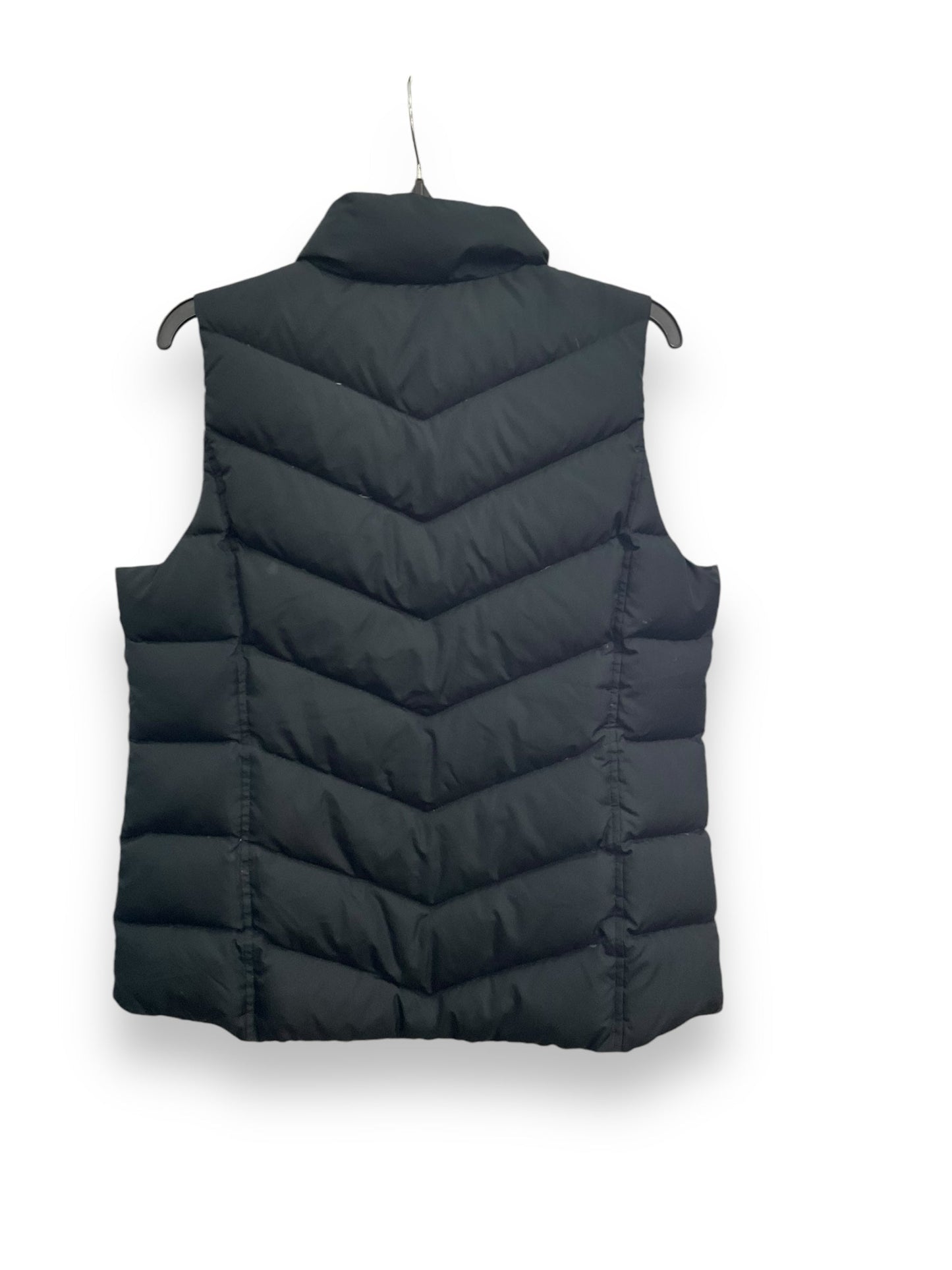 Vest Puffer & Quilted By Lands End In Black, Size: M