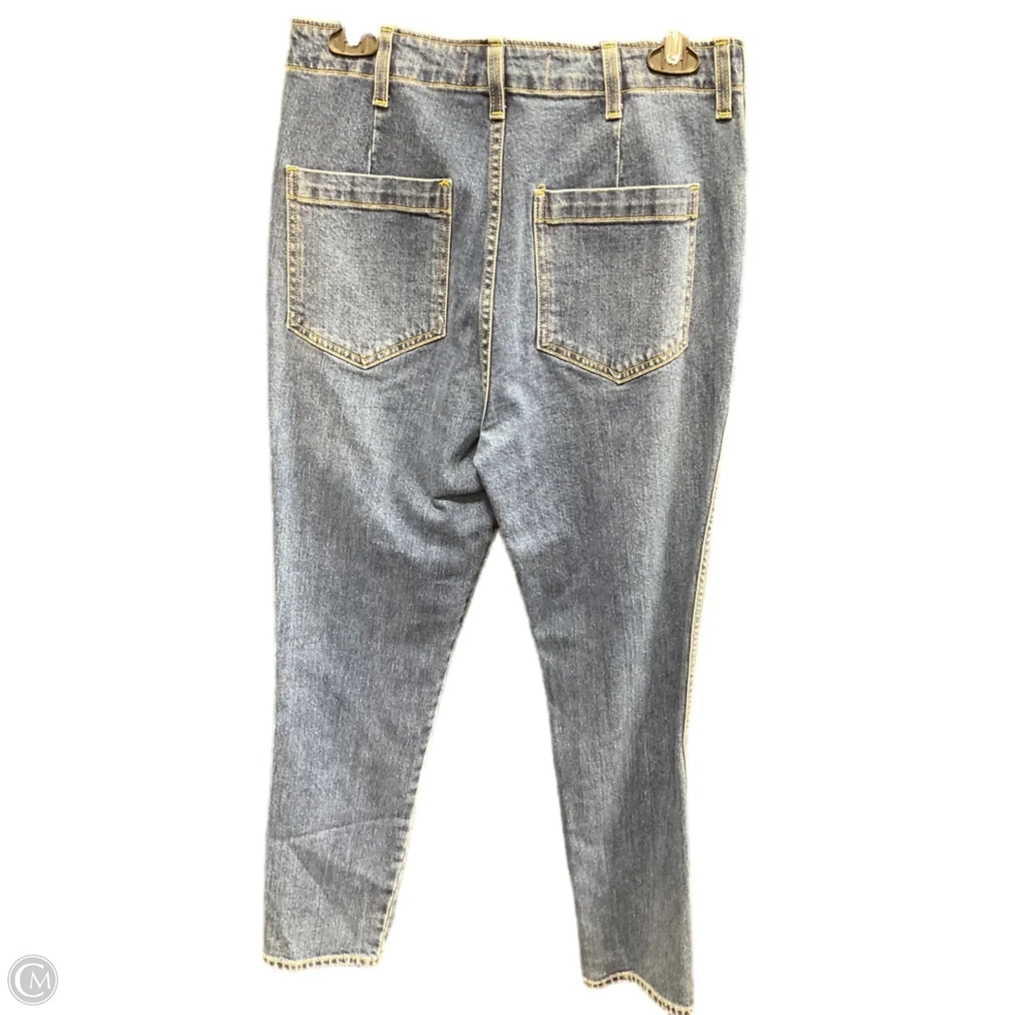 Jeans Straight By Amo In Blue Denim, Size: 8